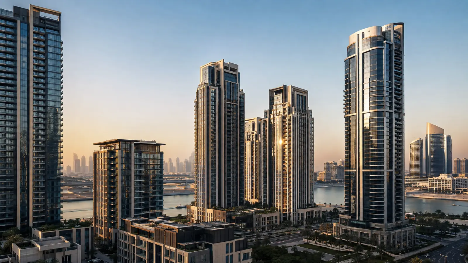 A multi-project luxury residential portfolio in Dubai
